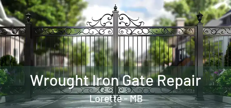 Wrought Iron Gate Repair Lorette - MB
